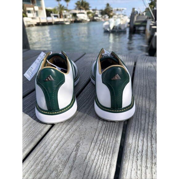 Adidas MC Z-Traxion Spikeless Golf Shoes JH6127 Mens Size White Green Gold main image 6
